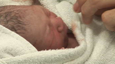 Joy gives birth